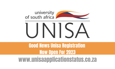 Good News Unisa Registration Now Open For 2023