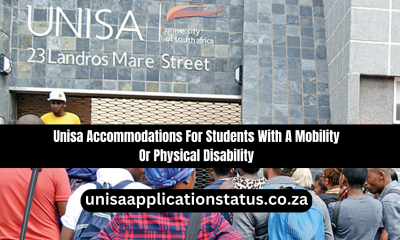 Unisa Accommodations For Students With A Mobility Or Physical Disability