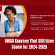 UNISA Courses That Still Have Space for 2024-2025