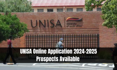 UNISA Online Application 2024-2025 Prospects Available