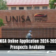 UNISA Online Application 2024-2025 Prospects Available