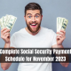 Complete Social Security Payment Schedule for November 2023