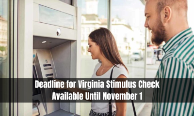 Deadline for Virginia Stimulus Check: Available Until November 1