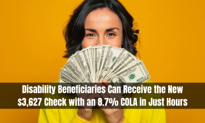 Disability Beneficiaries Can Receive the New $3,627 Check with an 8.7% COLA in Just Hours