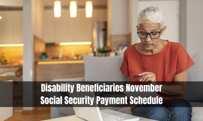 Disability Beneficiaries November Social Security Payment Schedule