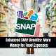 Enhanced SNAP Benefits: More Money for Food Expenses