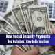 New Social Security Payments for October: Key Information