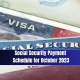 Social Security Payment Schedule for October 2023