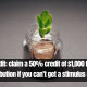 IRS tax credit: claim a 50% credit of $1,000 for your IRA contribution if you can’t get a stimulus check