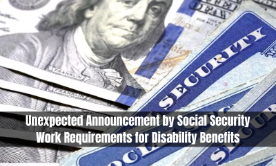 Unexpected Announcement by Social Security: Work Requirements for Disability Benefits