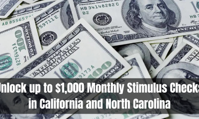 Unlock up to $1,000 Monthly Stimulus Checks in California and North Carolina