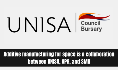 Additive manufacturing for space is a collaboration between UNISA, VPG, and SMR