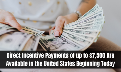 Direct Incentive Payments of up to $7,500 Are Available in the United States Beginning Today