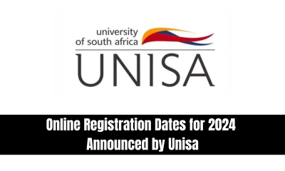 Online Registration Dates for 2024 Announced by Unisa