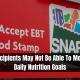 SNAP Recipients May Not Be Able To Meet Their Daily Nutrition Goals