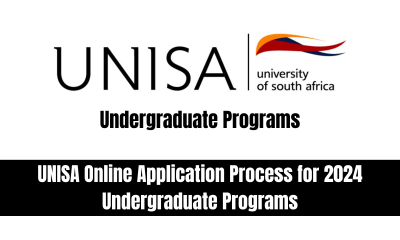 UNISA Online Application Process for 2024 Undergraduate Programs