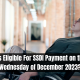 Who is Eligible For SSDI Payment on the 3rd Wednesday of December 2023?