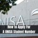 How to Apply For A UNISA Student Number