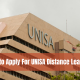 How to Apply For UNISA Distance Learning