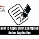 How to Apply UNISA Exemption Online Application