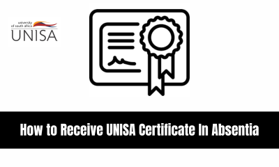 How to Receive UNISA Certificate In Absentia