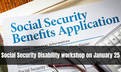 Social Security Disability workshop on January 25