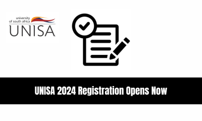 UNISA 2024 Registration Opens Now