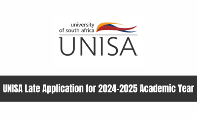 UNISA Late Application for 2024-2025 Academic Year