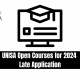 UNISA Open Courses for 2024 Late Application