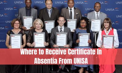 Where to Receive Certificate In Absentia From UNISA