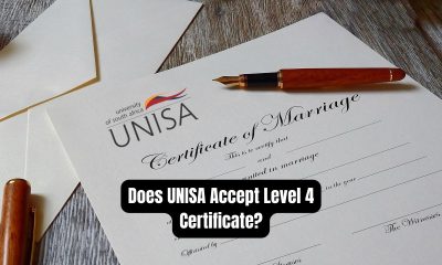 Does UNISA Accept Level 4 Certificate?