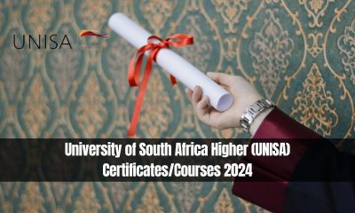 University of South Africa Higher (UNISA) Certificates/Courses 2024