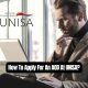 How To Apply For An AOD At UNISA?