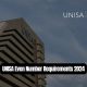 UNISA Even Number Requirements 2024