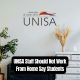 UNISA Staff Should Not Work From Home Say Students