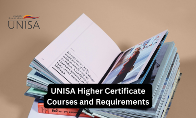 UNISA Higher Certificate Courses and Requirements