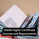 UNISA Higher Certificate Courses and Requirements