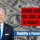 $2400 $1900 For SSI - SSDI And VA In August 2024 - Eligibility & Payment Dates