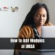 How to Add Modules at UNISA