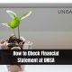 How to Check Financial Statement at UNISA?