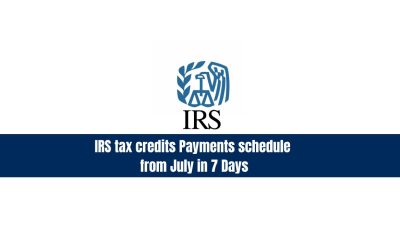 IRS tax credits Payments schedule from July in 7 Days