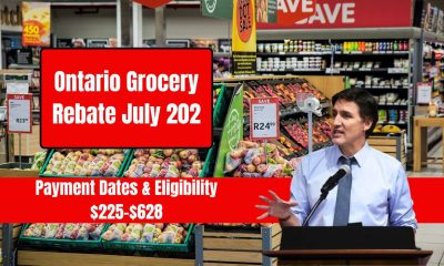 Ontario Grocery Rebate July 2024 - Payment Dates & Eligibility $225-$628