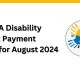 SASSA Disability Grant Payment Date for August 2024