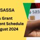 SASSA Grant Payment Schedule for August 2024