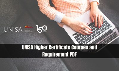 UNISA Higher Certificate Courses and Requirement PDF