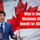 What is the Maximum CPP Benefit for 2024?