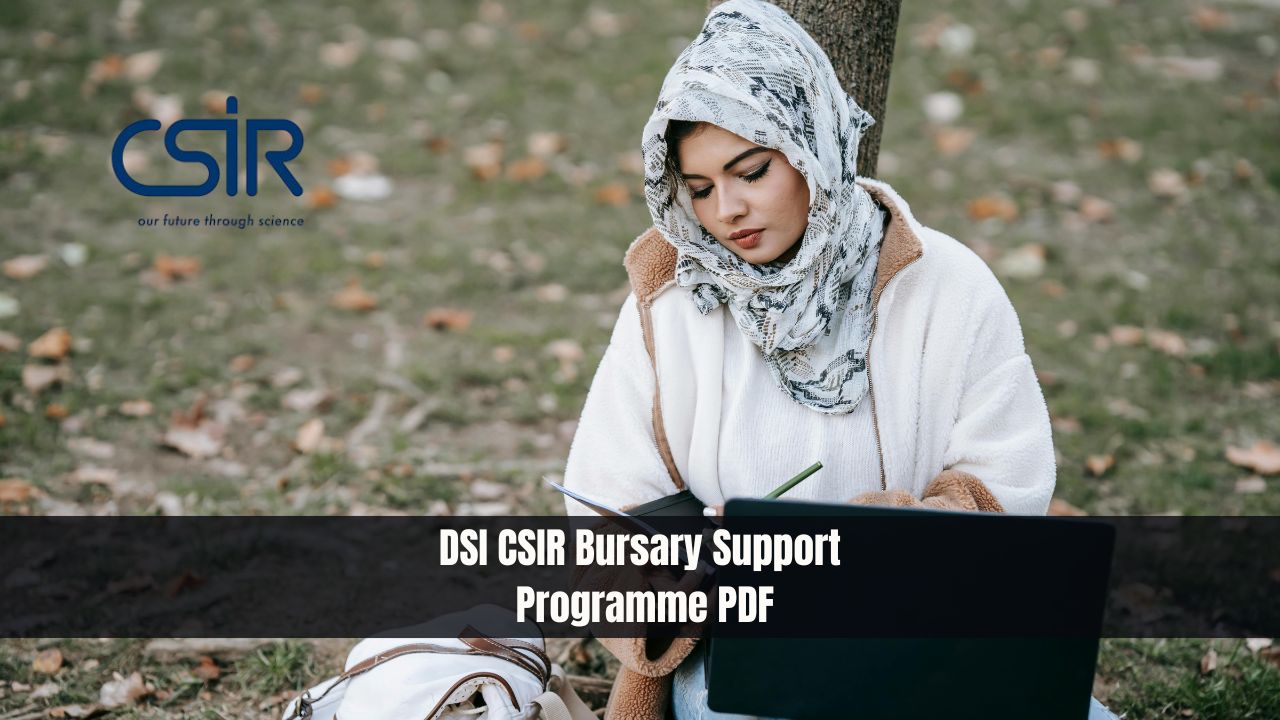 DSI CSIR Bursary Support Programme PDF