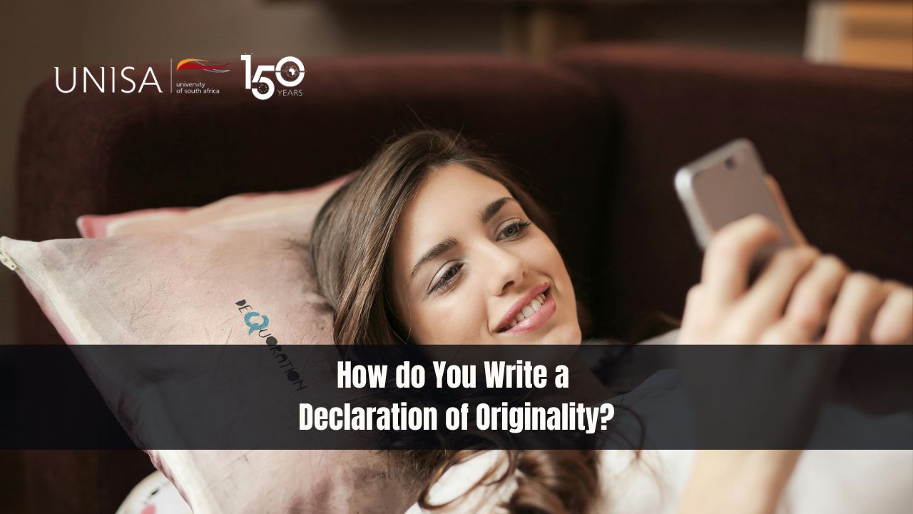 How do You Write a Declaration of Originality?