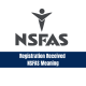 Registration Received NSFAS Meaning