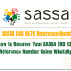 How to Recover Your SASSA SRD R370 Reference Number Using WhatsApp